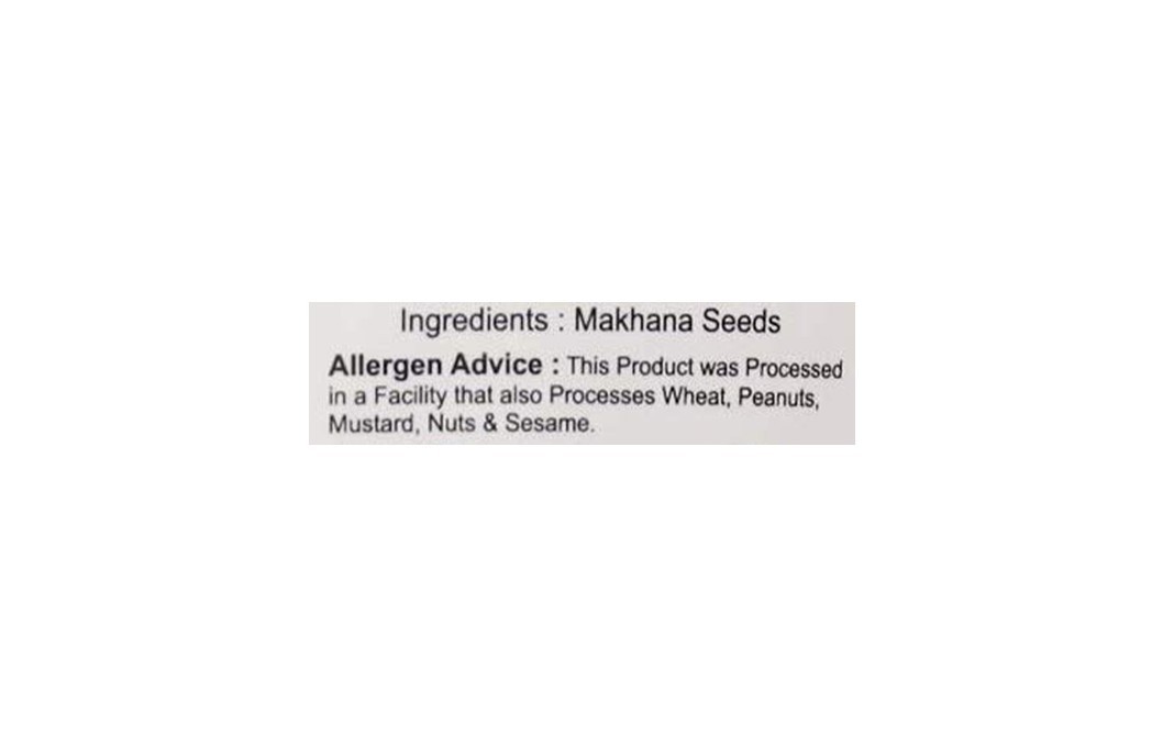 Elworld Organic Makhana    Shrink Pack  150 grams